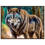 Premium Semi-Glossy Paper Wooden Framed Poster - My True Design