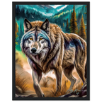 Premium Semi-Glossy Paper Wooden Framed Poster - My True Design