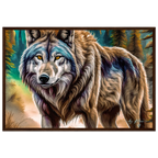 Premium Semi-Glossy Paper Wooden Framed Poster - My True Design