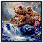 Premium Semi-Glossy Paper Wooden Framed Poster - My True Design