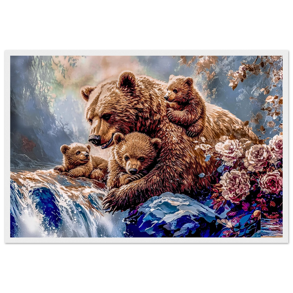Premium Semi-Glossy Paper Wooden Framed Poster - My True Design