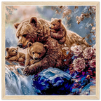 Premium Semi-Glossy Paper Wooden Framed Poster - My True Design
