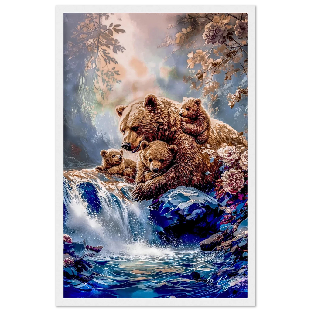 Premium Semi-Glossy Paper Wooden Framed Poster - My True Design