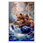 Premium Semi-Glossy Paper Wooden Framed Poster - My True Design