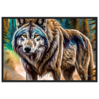 Premium Semi-Glossy Paper Wooden Framed Poster - My True Design