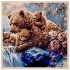 Premium Semi-Glossy Paper Wooden Framed Poster - My True Design