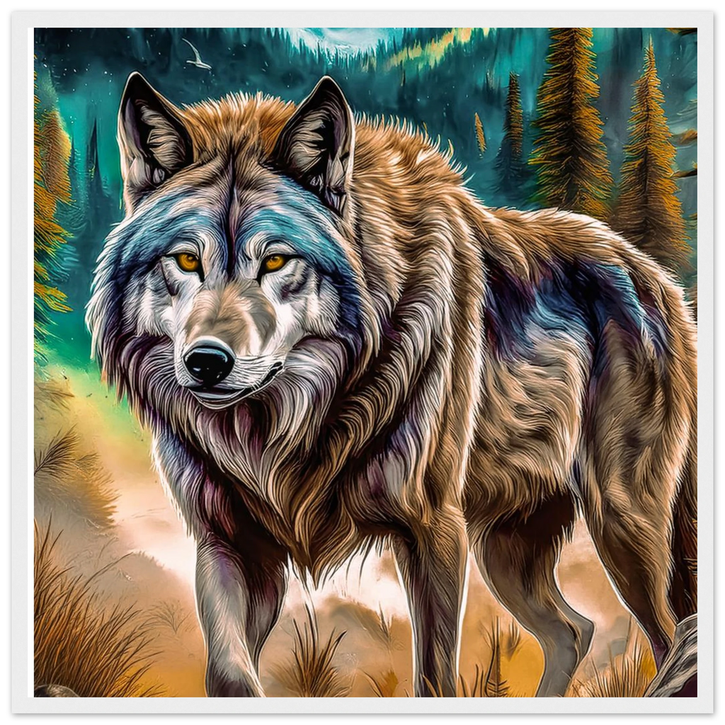 Premium Semi-Glossy Paper Wooden Framed Poster - My True Design