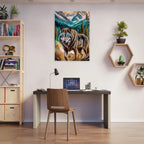 Premium Semi-Glossy Paper Wooden Framed Poster - My True Design