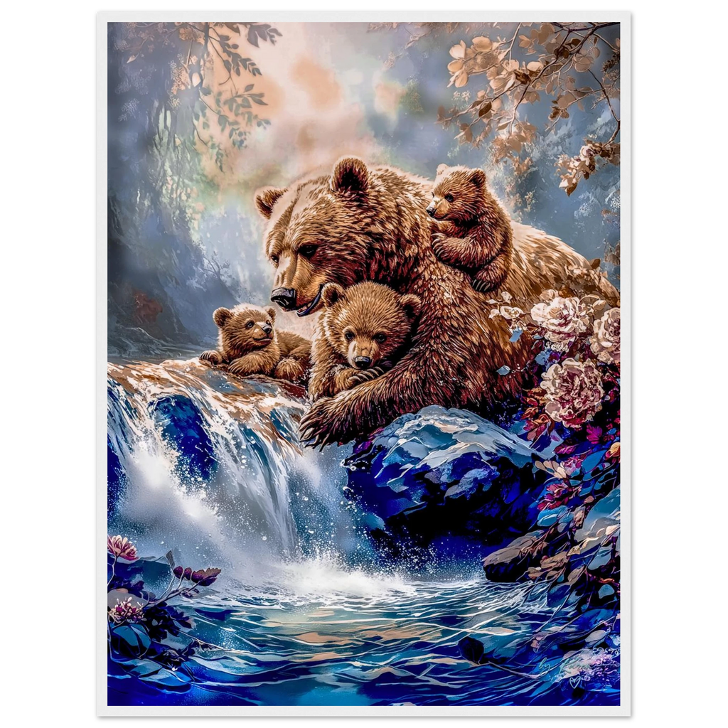 Premium Semi-Glossy Paper Wooden Framed Poster - My True Design