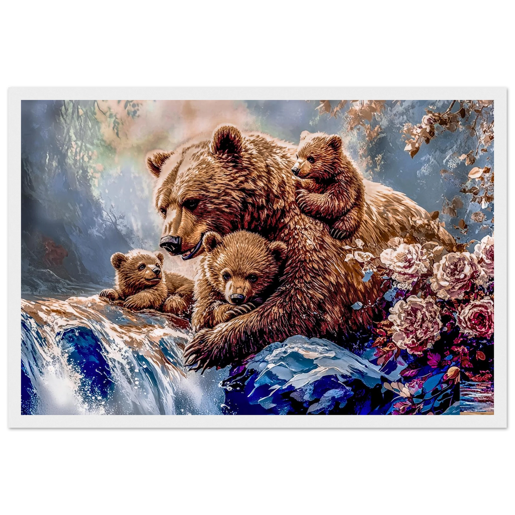 Premium Semi-Glossy Paper Wooden Framed Poster - My True Design