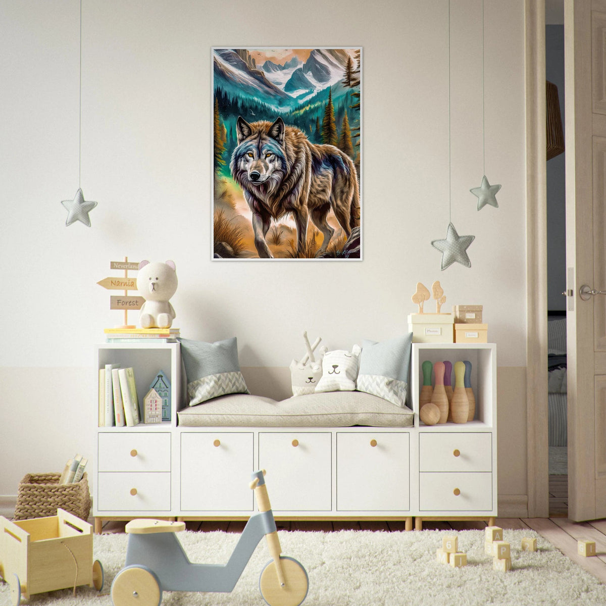 Premium Semi-Glossy Paper Wooden Framed Poster - My True Design