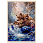 Premium Semi-Glossy Paper Wooden Framed Poster - My True Design