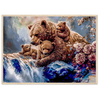 Premium Semi-Glossy Paper Wooden Framed Poster - My True Design