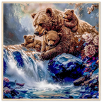 Premium Semi-Glossy Paper Wooden Framed Poster - My True Design