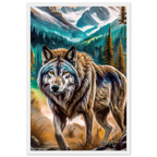 Premium Semi-Glossy Paper Wooden Framed Poster - My True Design