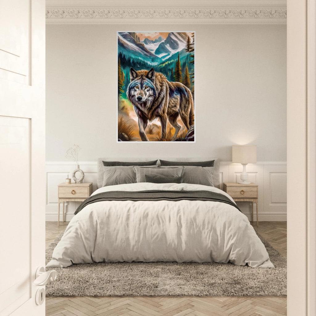 Premium Semi-Glossy Paper Wooden Framed Poster - My True Design