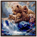 Premium Semi-Glossy Paper Wooden Framed Poster - My True Design