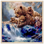 Premium Semi-Glossy Paper Wooden Framed Poster - My True Design
