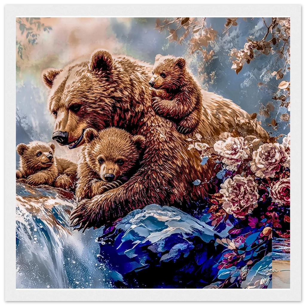 Premium Semi-Glossy Paper Wooden Framed Poster - My True Design
