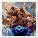Premium Semi-Glossy Paper Wooden Framed Poster - My True Design