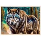 Premium Semi-Glossy Paper Wooden Framed Poster - My True Design