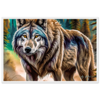 Premium Semi-Glossy Paper Wooden Framed Poster - My True Design