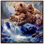 Premium Semi-Glossy Paper Wooden Framed Poster - My True Design