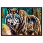 Premium Semi-Glossy Paper Wooden Framed Poster - My True Design