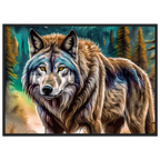 Premium Semi-Glossy Paper Wooden Framed Poster - My True Design