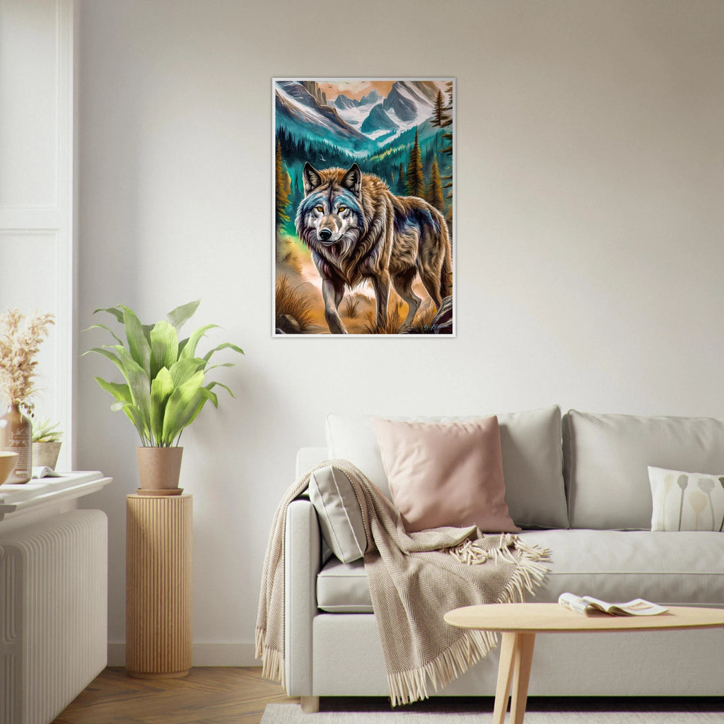Premium Semi-Glossy Paper Wooden Framed Poster - My True Design