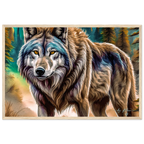 Premium Semi-Glossy Paper Wooden Framed Poster - My True Design