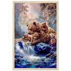 Premium Semi-Glossy Paper Wooden Framed Poster - My True Design