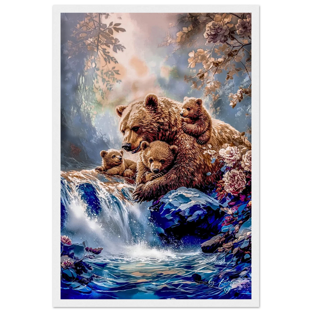 Premium Semi-Glossy Paper Wooden Framed Poster - My True Design