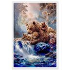 Premium Semi-Glossy Paper Wooden Framed Poster - My True Design