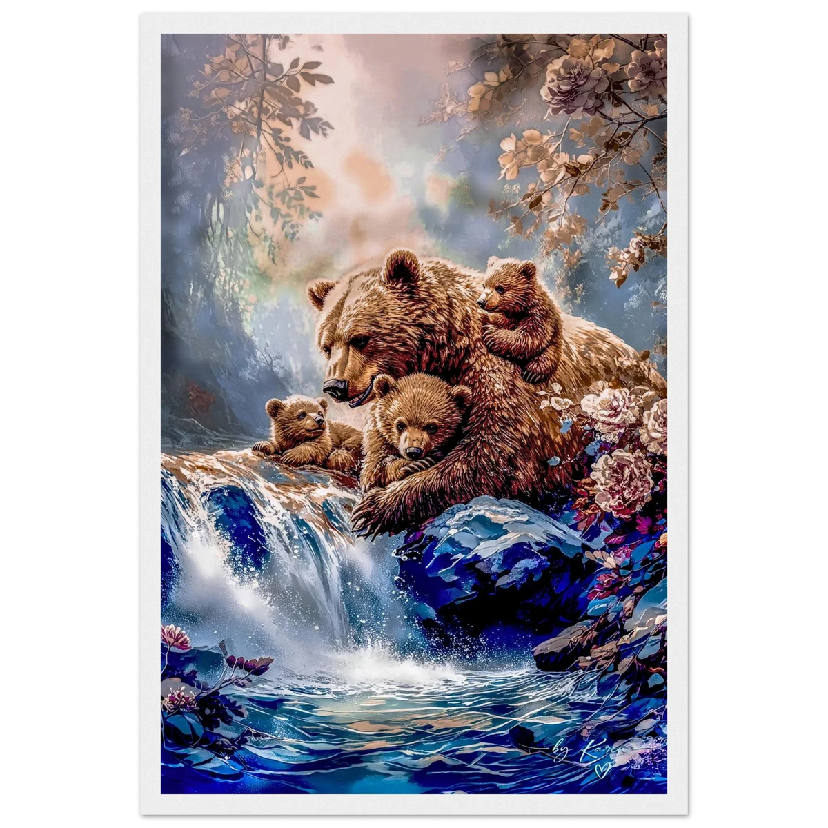 Premium Semi-Glossy Paper Wooden Framed Poster - My True Design