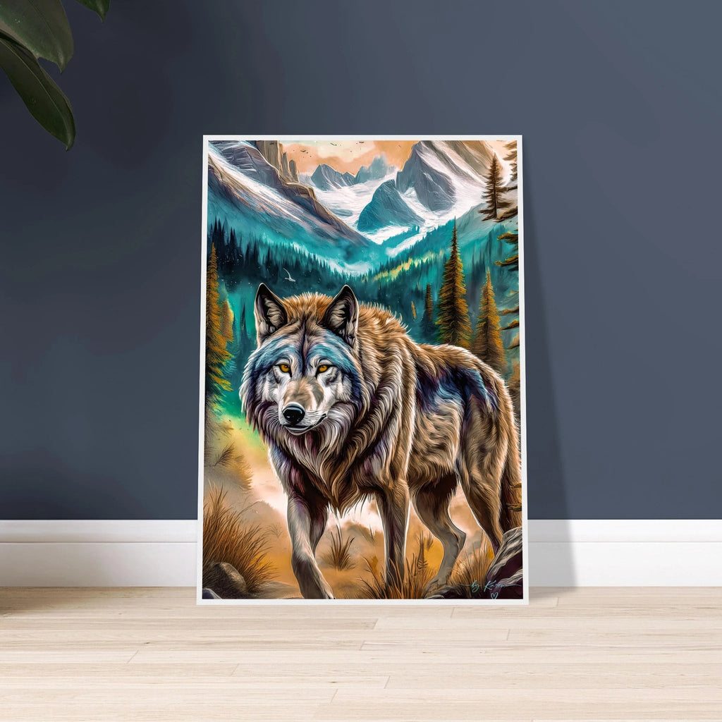 Premium Semi-Glossy Paper Wooden Framed Poster - My True Design