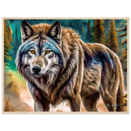 Premium Semi-Glossy Paper Wooden Framed Poster - My True Design