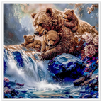 Premium Semi-Glossy Paper Wooden Framed Poster - My True Design