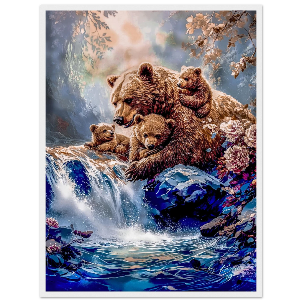 Premium Semi-Glossy Paper Wooden Framed Poster - My True Design