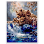 Premium Semi-Glossy Paper Wooden Framed Poster - My True Design