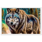 Premium Semi-Glossy Paper Wooden Framed Poster - My True Design