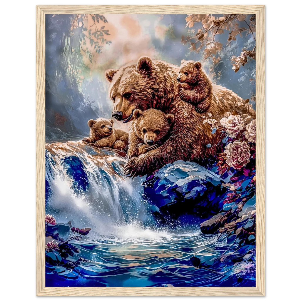 Premium Semi-Glossy Paper Wooden Framed Poster - My True Design