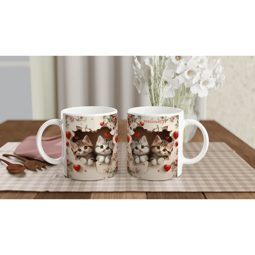 Stylish 11oz Ceramic Mug for Hot Beverages - My True Design