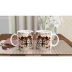 Stylish 11oz Ceramic Mug for Hot Beverages - My True Design