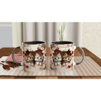 Stylish 11oz Ceramic Mug for Hot Beverages - My True Design