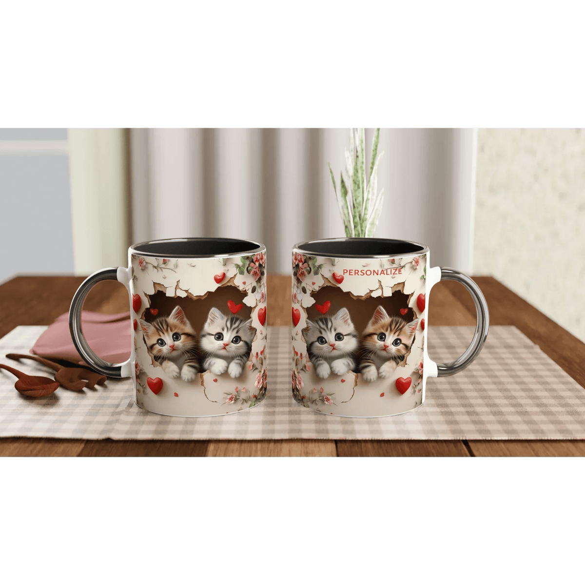 Stylish 11oz Ceramic Mug for Hot Beverages - My True Design