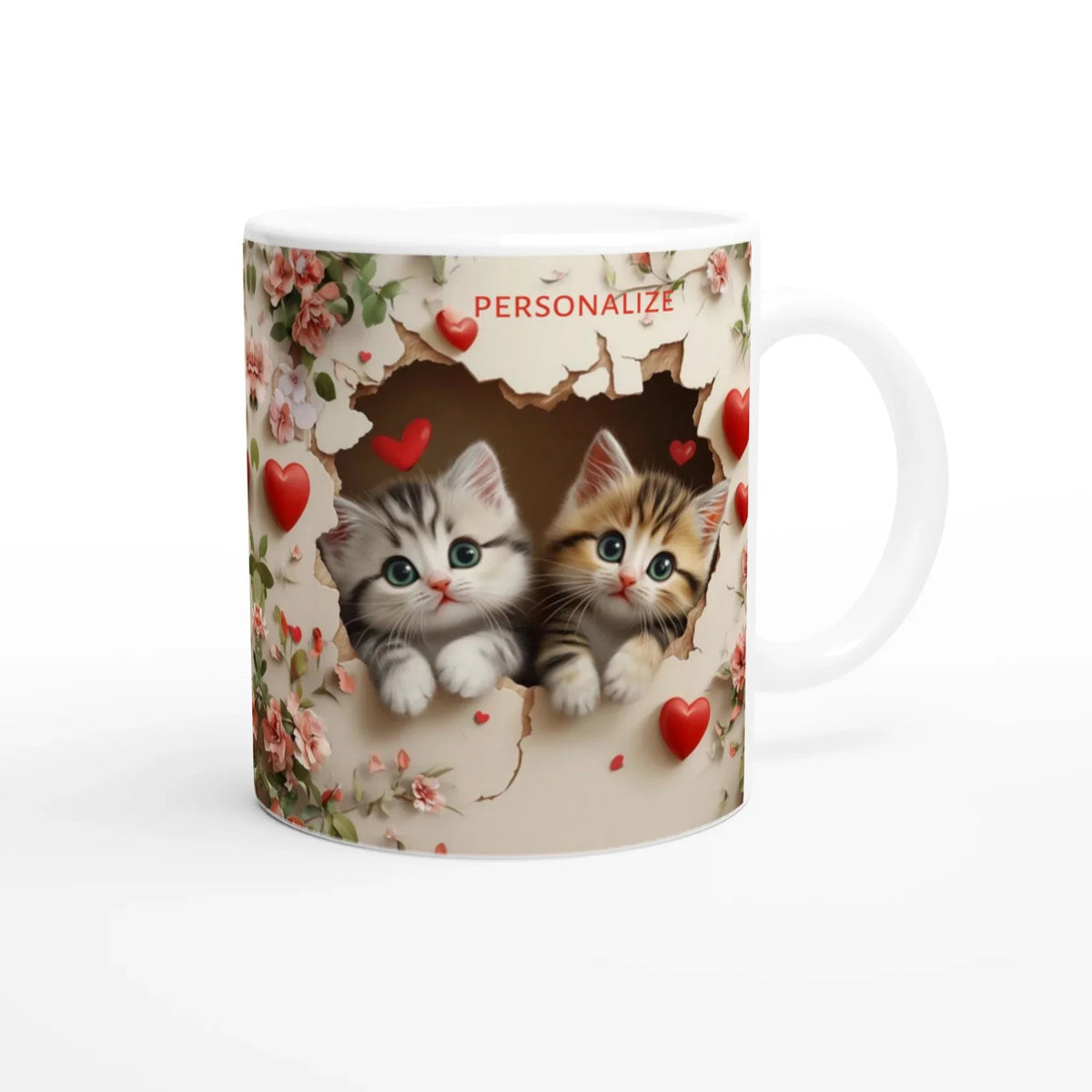 Stylish 11oz Ceramic Mug for Hot Beverages - My True Design