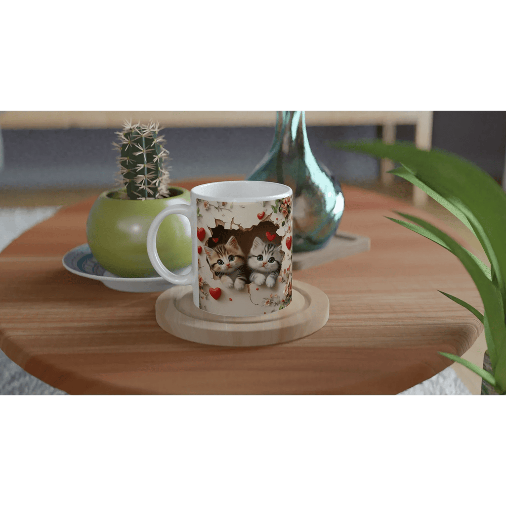 Stylish 11oz Ceramic Mug for Hot Beverages - My True Design