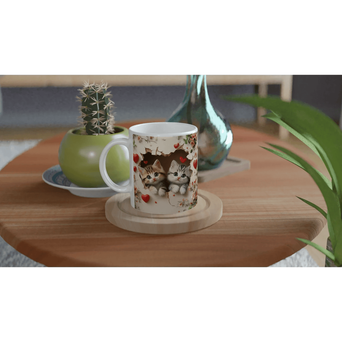 Stylish 11oz Ceramic Mug for Hot Beverages - My True Design