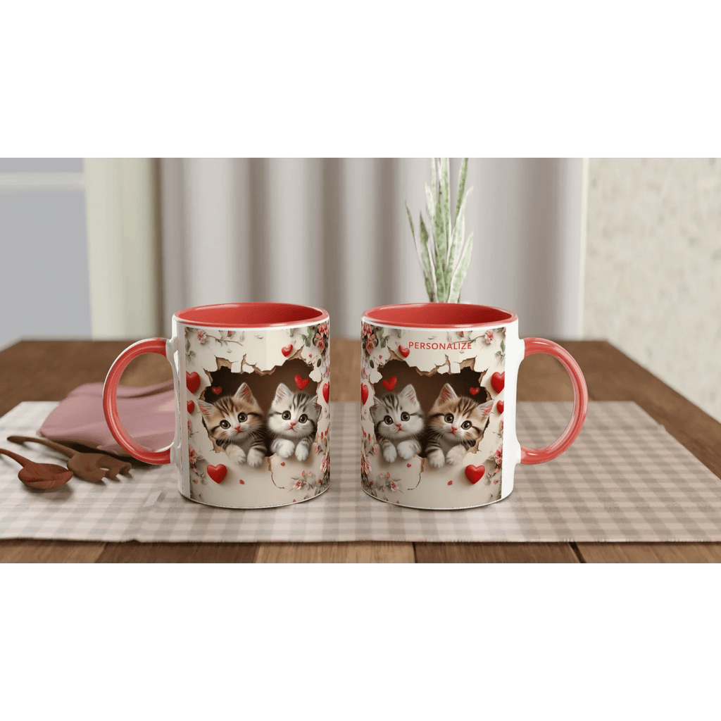 Stylish 11oz Ceramic Mug for Hot Beverages - My True Design